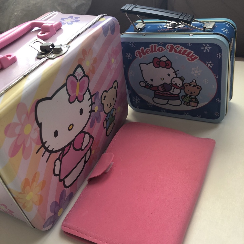 Hello Kitty Lunch Tins, Notepad, Drawstring bag - Picture 7 of 16